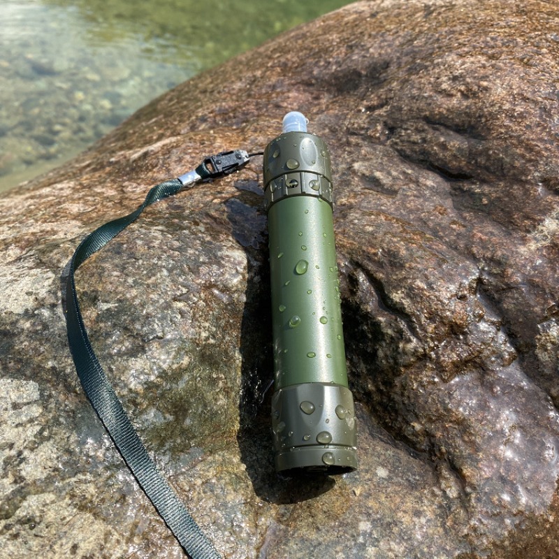 Water Purification Straw - 2pcs Emergency survival filter straw Outdoor