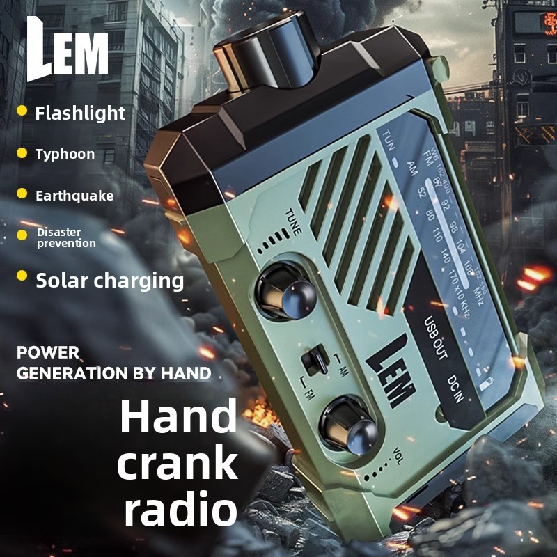 Survival Radio-Emergency Hand  - Solar Emergency Charger 评论和价格