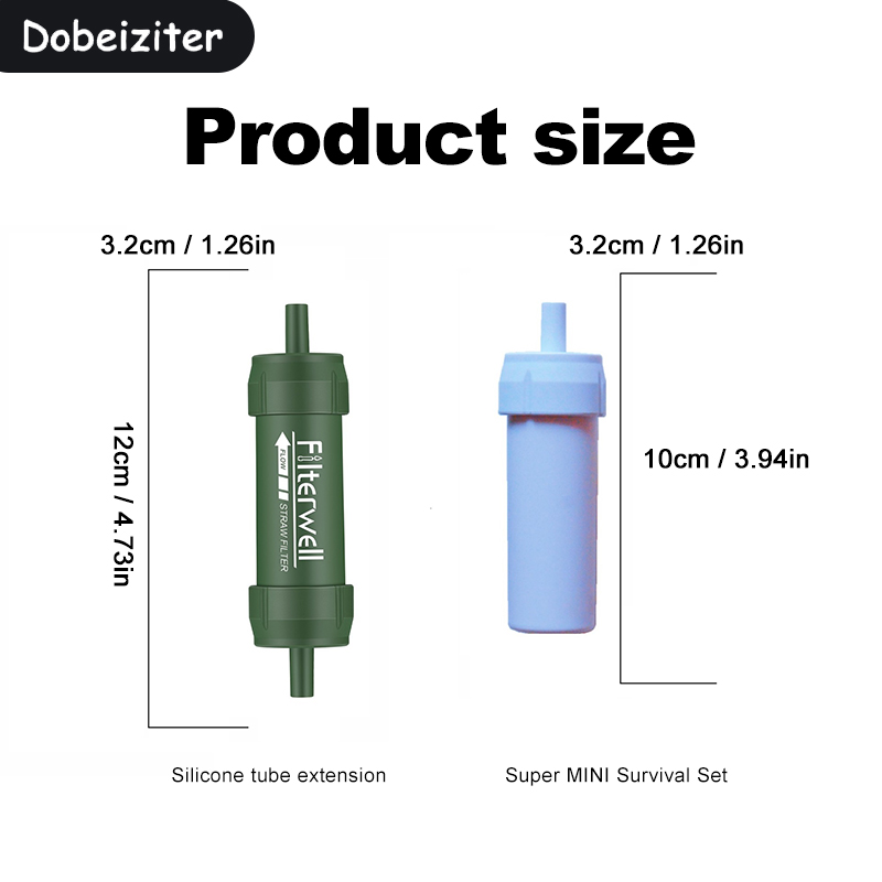 Mini Water Filter Straw Portab - Water Purification Straw 评论和价格