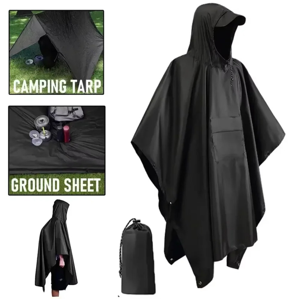 Outdoor Multifunctional 3 In 1 - Emergency Poncho Rain 评论和价格