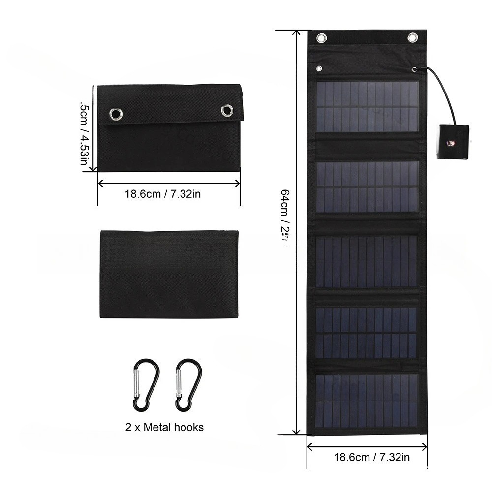 25W 5v solar folding bag water - Solar Emergency Charger 评论和价格