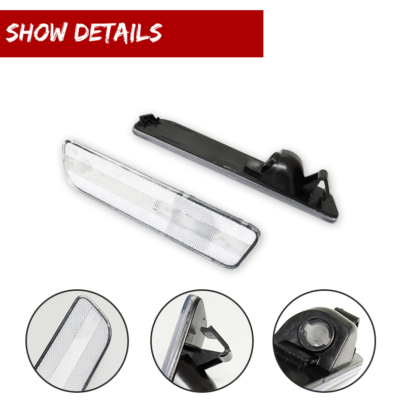 Smoked /Clear Lens Rear Bumper - Signal Flare Kit 评论和价格