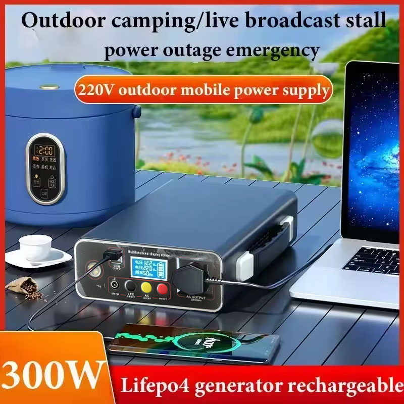 Portable Power Plant 300W 220V - Solar Emergency Charger 评论和价格