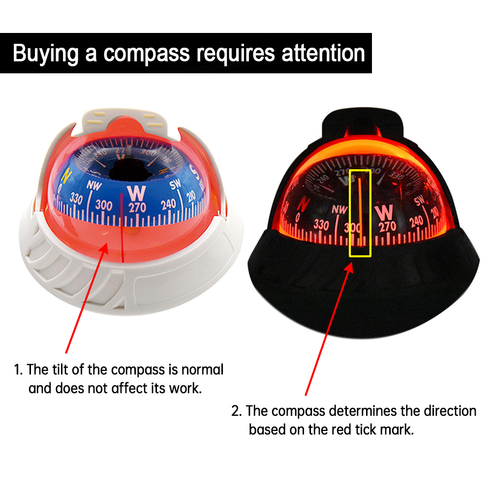 Car Navigation Compass Mini Ba - Compass Lensatic 评论和价格