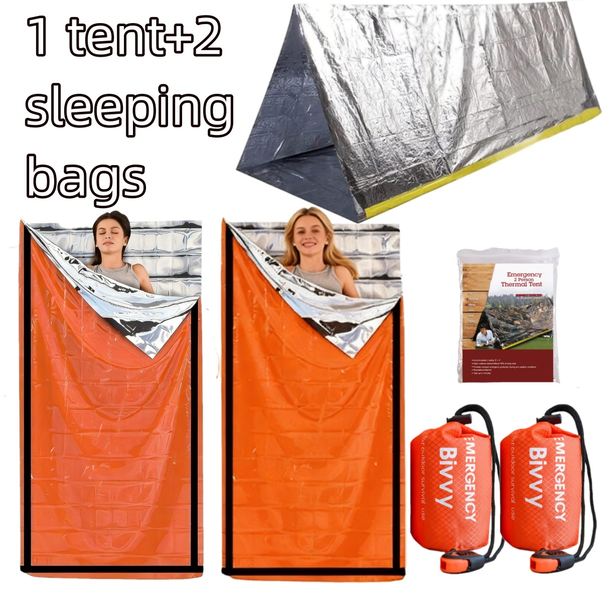 Compact Emergency Thermal Tent - Emergency Mylar Tent 评论和价格