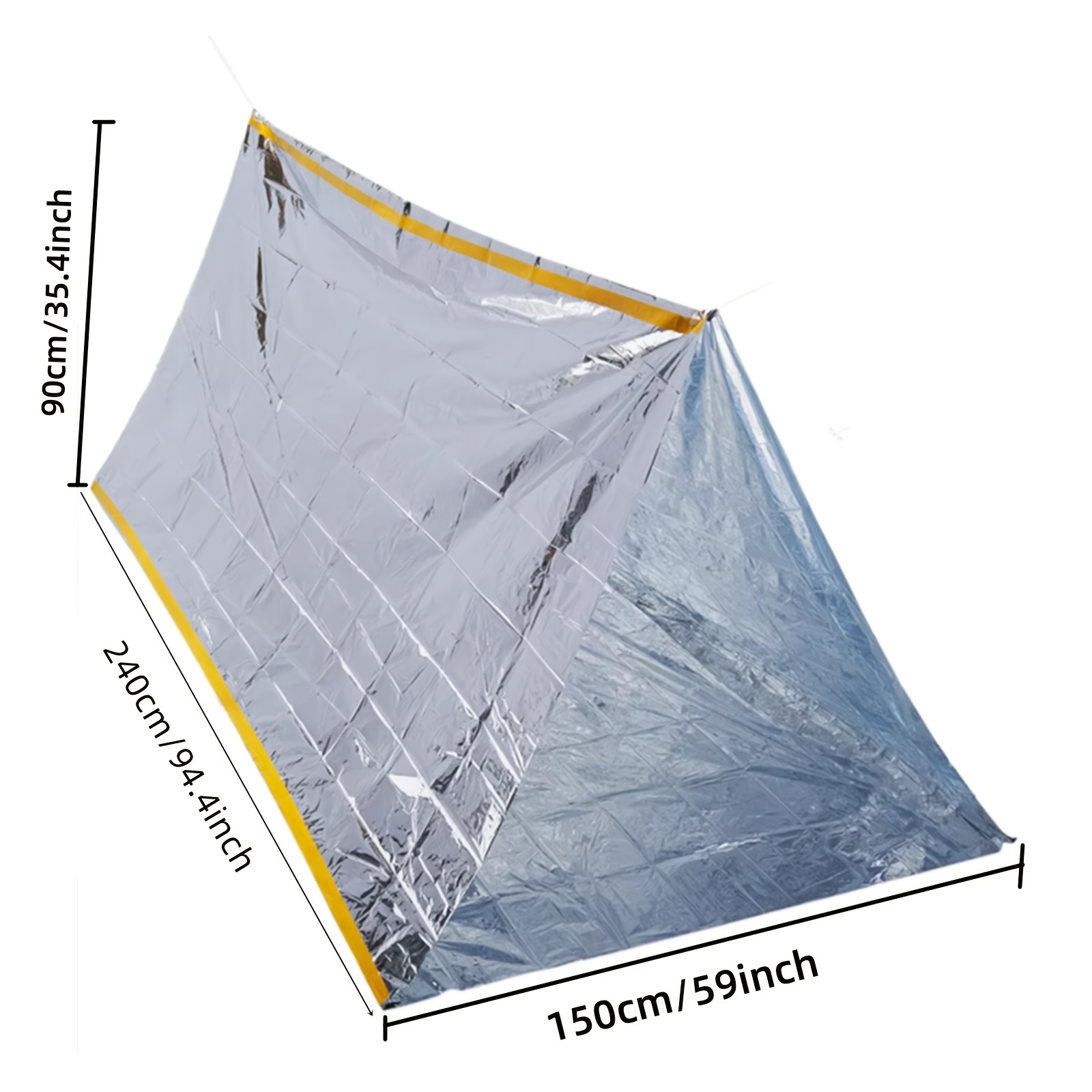 Compact Emergency Thermal Tent - Emergency Mylar Tent 评论和价格